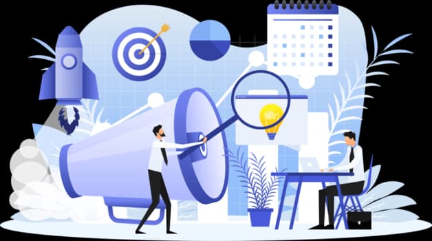 Digital Marketing (Google & Meta Ads) Illustration